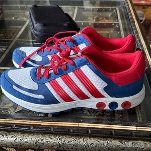 adidas Red and Blue Adidas Shoes